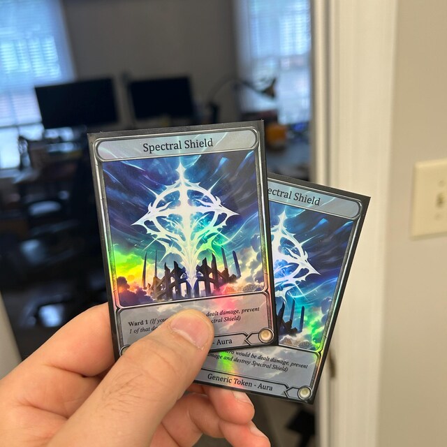 Spectral Shield - Token Alter - Flesh and Blood TCG - Etsy