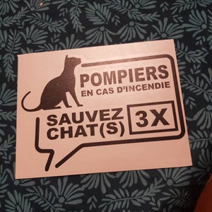 Lot De 8 Autocollants D'alerte Pour Animaux Domestiques En Cas D'incendie, Save Our Pets Emergency Pets Pour L'intérieur, La Fenêtre, La Porte Ou La