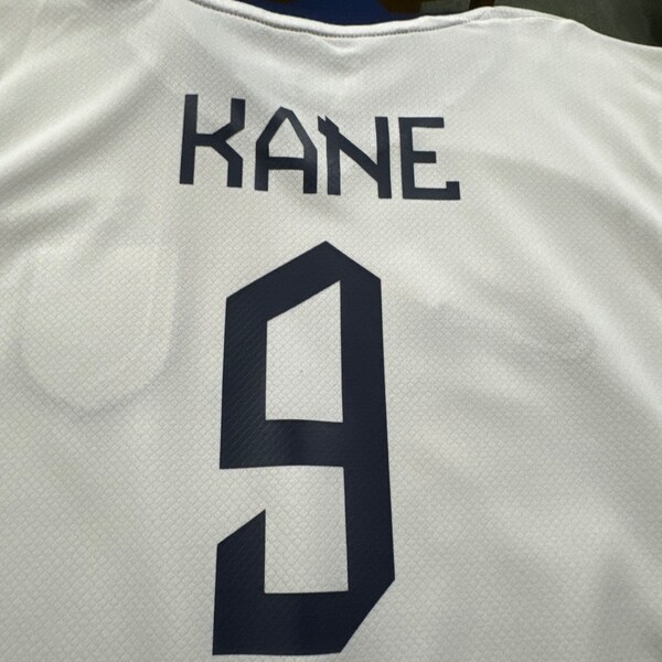 England National Football Kit Name and Number, Custom Iron on Jersey ...