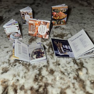 Miniatura In Scala 1:12 Cindi's Minis - Libro Da Cucina Betty Crocker Per Casa Bambole