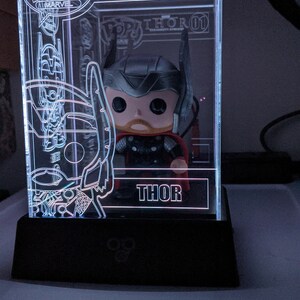 Customized Funko Pop LED Glowbox Gold Edition Display | Etsy