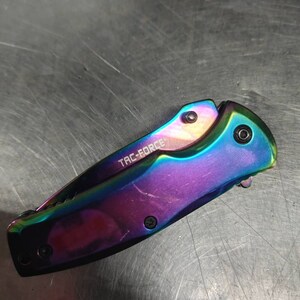 Personalized POCKET KNIFE Knive Custom Engraved Iridescent - Etsy 日本