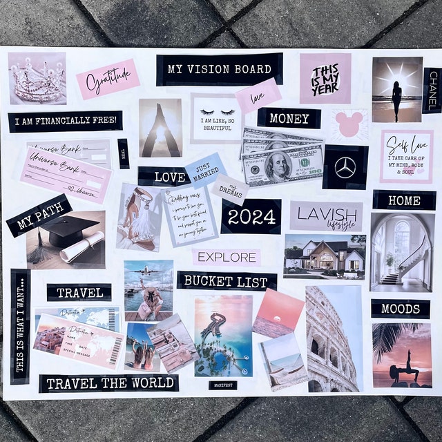 How to Make a Vision Board for Manifesting Your Goals 2024 – Billboard