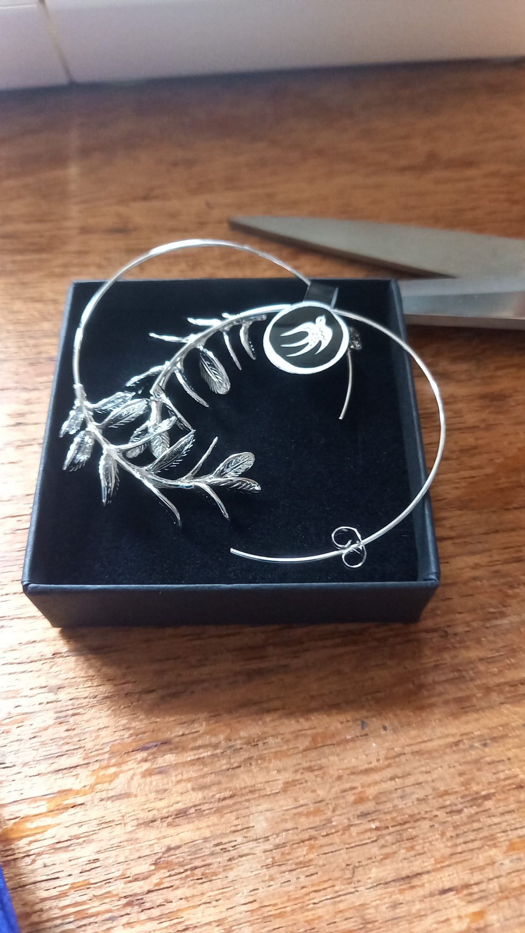 RosmarinBlatt Ohrringe, Gold Silber Blatt Ohrringe, Realistische Zweig Zweig Ohrringe, Geschenk für die beste Freundin, 30. Geburtstagsgeschenk