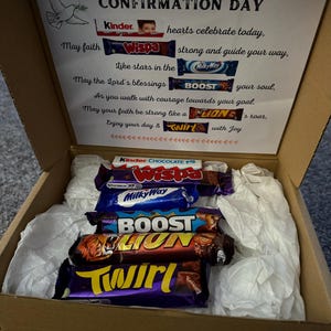 Confirmation Chocolate Gift Box | Confirmation Gift Box | Confirmation  Chocolate Confirmation Gifts in Ireland Confirmation Gifts for Boys - Etsy