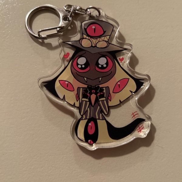 Sir Pentious - Hazbin Hotel Keychain - Cute Chibi Sir Pentious Charm - Etsy