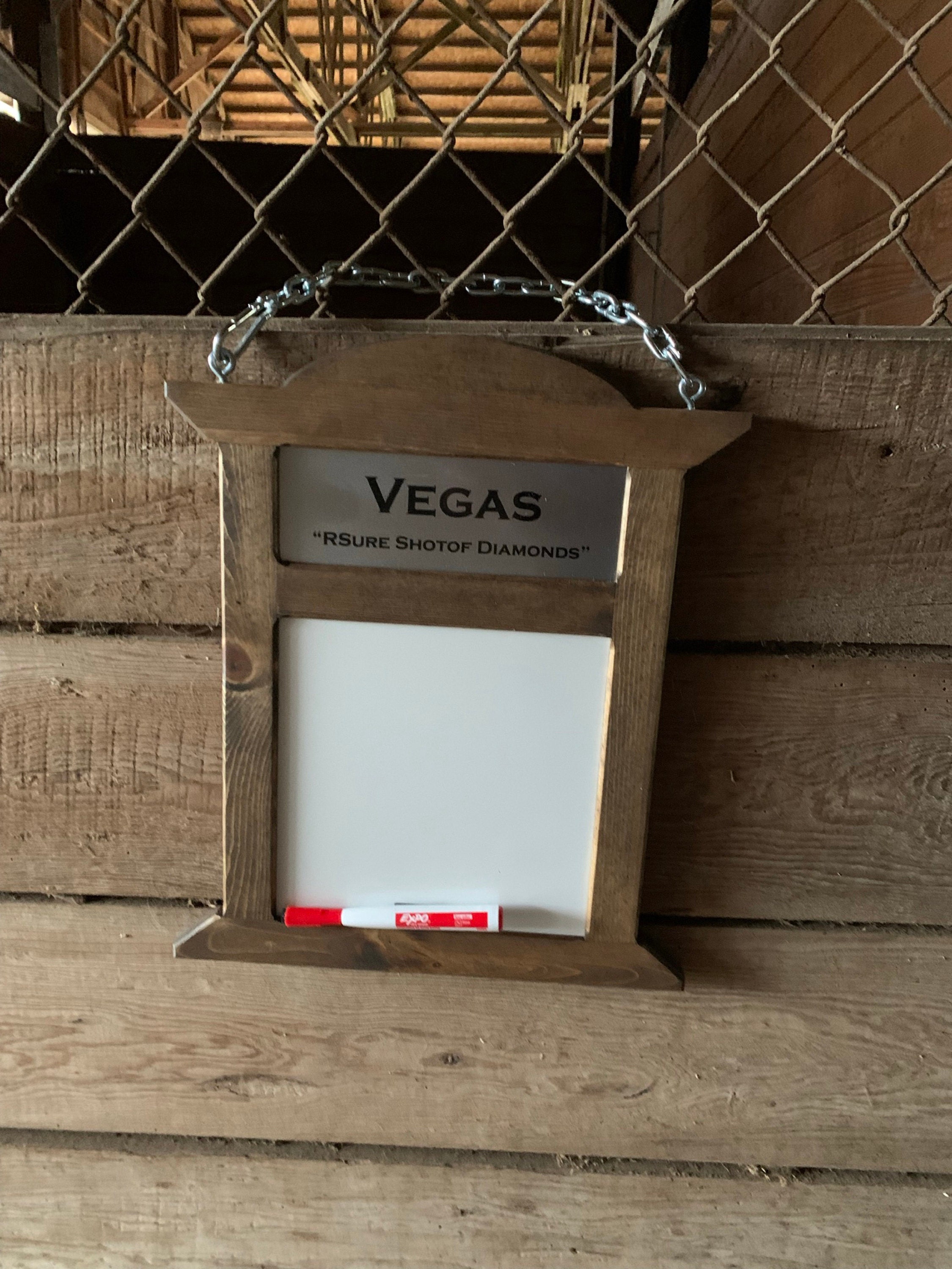 Horse Stall Sign, Equine Name Plaque, Horse Barn Sign, Stable Decor, Horse Name Plate, Chalkboard or Dry Erase Board, Feeding Instructions