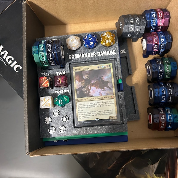 MTG Commander Tray | Magic the Gathering | Command Zone Organizer | 3D ...
