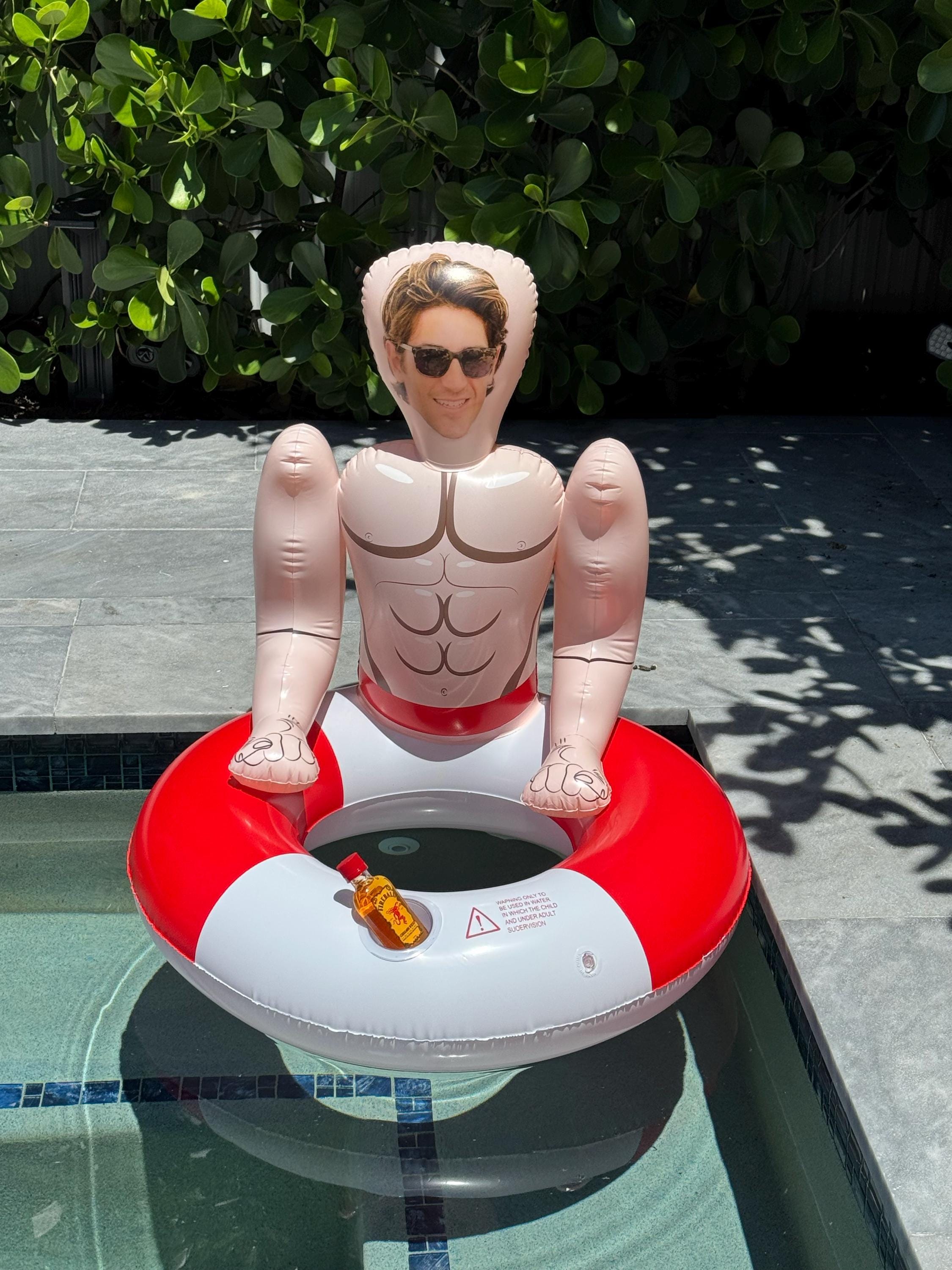 Bachelorette Blow Up Doll Party Favor, Bride Float, Blow Up Doll, Bachelorette Trip Decor, Bride Float, Blow Up Husband, Groom Face Float