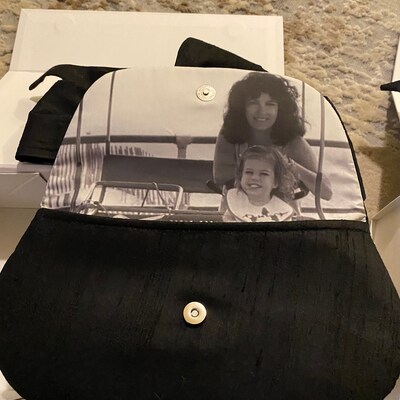 Personalized Photo Clutch Bag, Picture Clutch, Photo Purse, Purse With