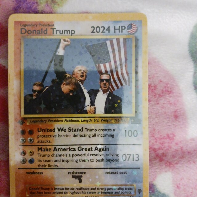 Donald Trump Pokemon Card, Trump Pokemon Card, Meme Gift, Gag Gift