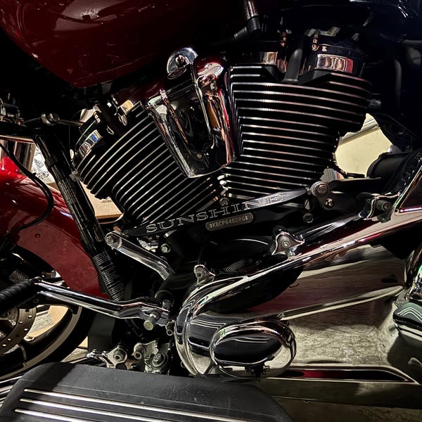 Harley Custom Engraved Shift Linkage Gloss Black, FLH, CNC Cut, Billet ...