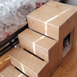 DIY Pet Stairs/steps Plan, Dog Bed Stairs Plan, Dog Bed Steps Plan, Pet