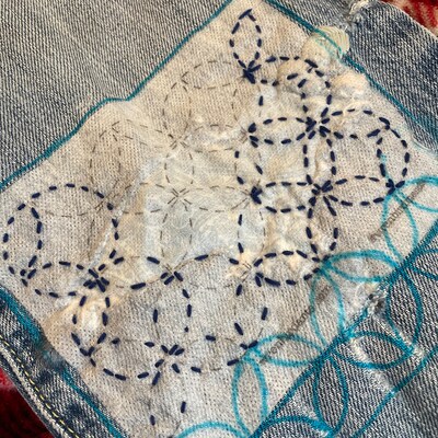 Sashiko Inspired Mending Kit Modern Visible Mending Tool Set - Etsy