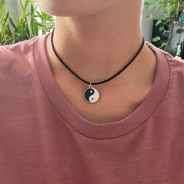 Sunshine Choker Necklace on Black Cord 90s Choker - Etsy