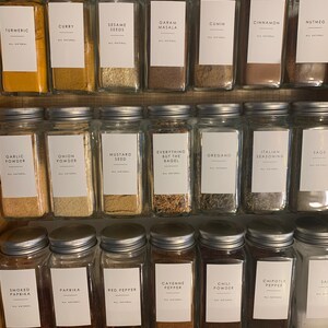 Custom Spice Rack Kitchen Drawer Organizer Spice Jar Storage | Etsy