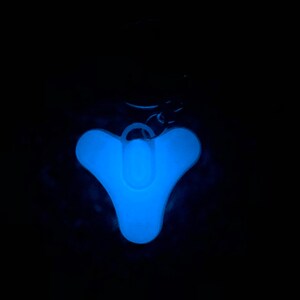 Glow in the Dark Rust Keychain - Etsy