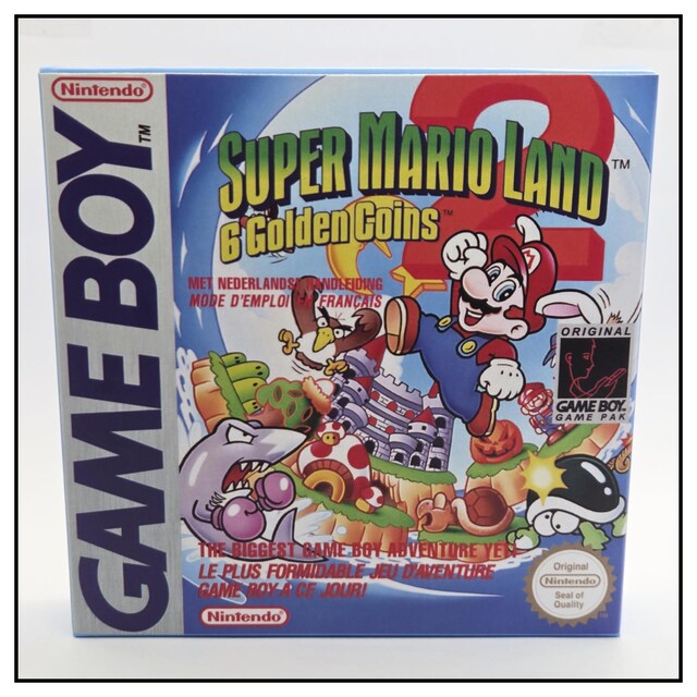 Super Mario Land 2: 6 Golden Coins Box for Game Boy Nintendo - 3