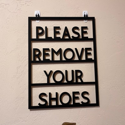 Please Remove Your Shoes Sign, Remove Your Shoes Sign, Take off Your ...