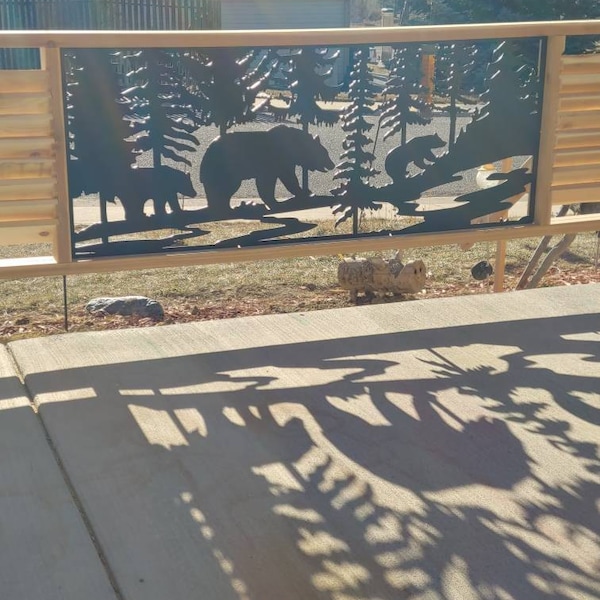 Aluminum Tree Privacy Panel, Privacy Screen, Privacy Screen Indoor ...