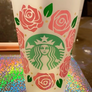 Download Mother's Day Starbucks Cup SVG Instant Download Roses | Etsy