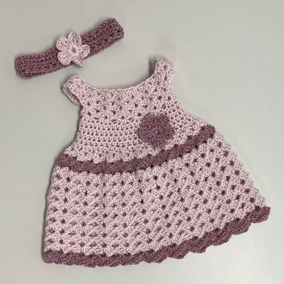 Crochet Baby Dress Pattern, Almost Free Crochet Pattern, 0-3 Months ...