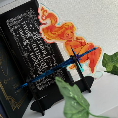 “Sideways Love Heart” Acrylic Shelfie: Large main image 1