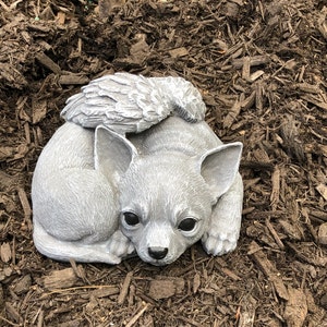 chihuahua angel figurine