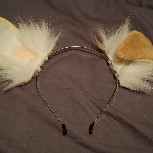 Wolf Ear and Tail Set Realistic Faux Fur Fox Ear and Tail Set Anime ...