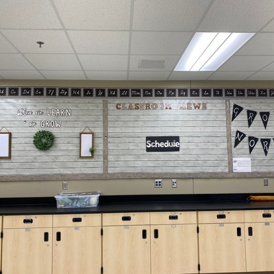 Navy Classroom Theme Decor Printable Blue Classroom Teacher - Etsy