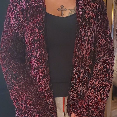 Crochet Big Square Jacket