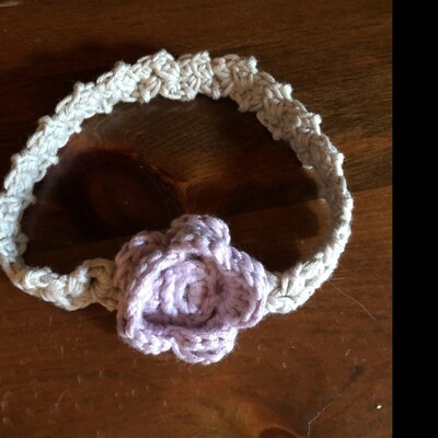 Crochet PATTERN Old Rose Headband sizes Baby to Adult - Etsy