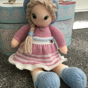 Little Yarn Dolls Method 2 Pdf Doll Knitting Pattern Toy Knitting Pattern Knitted Dolls Instant Download