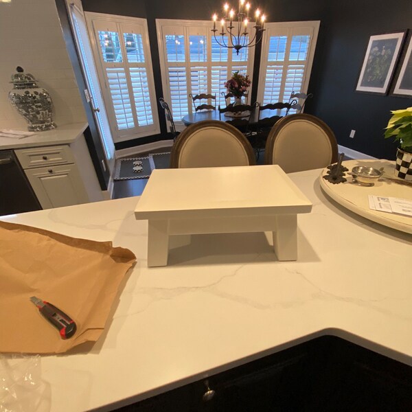 Classic, Modern, Beveled Edge, Wood Riser, Step Stool, Footstool ...