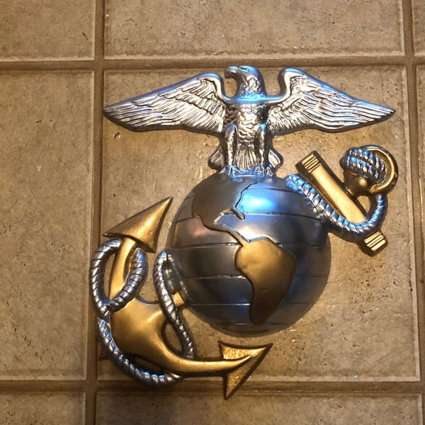 12 Inch EGA Marine Corps Eagle Globe & Anchor Wall Hanging Molded ...