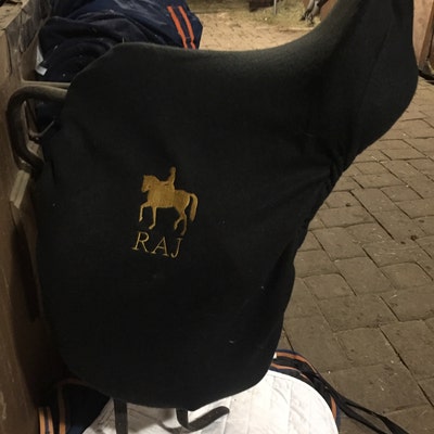 Fleece Saddle Cover Storage Bag 17" For GP Dressage Jumping Saddle