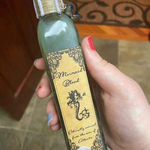Mermaid Blood | Color Changing Potion | Magical Apothecary Potion ...