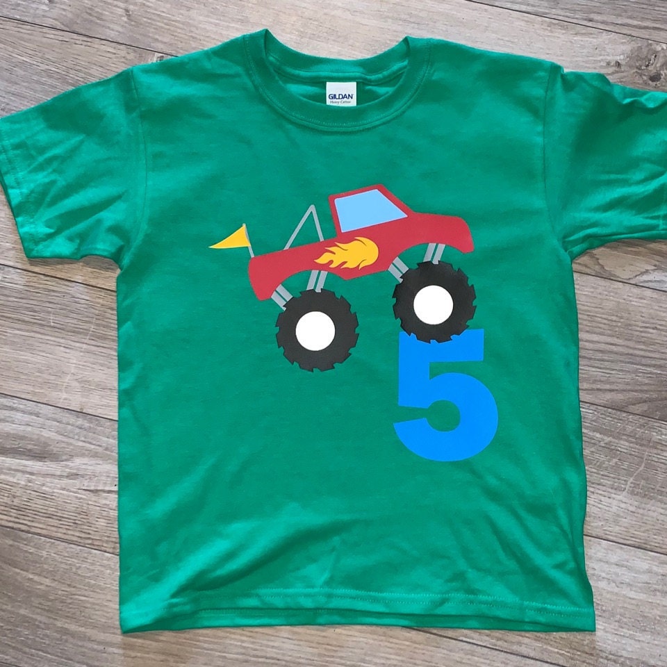 Download Monster Truck 5th Birthday SVG and Printable Clipart to ...