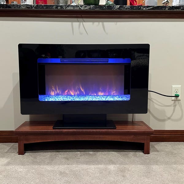 LED TV Riser Stand in Shaker Alder New Colors! - Etsy