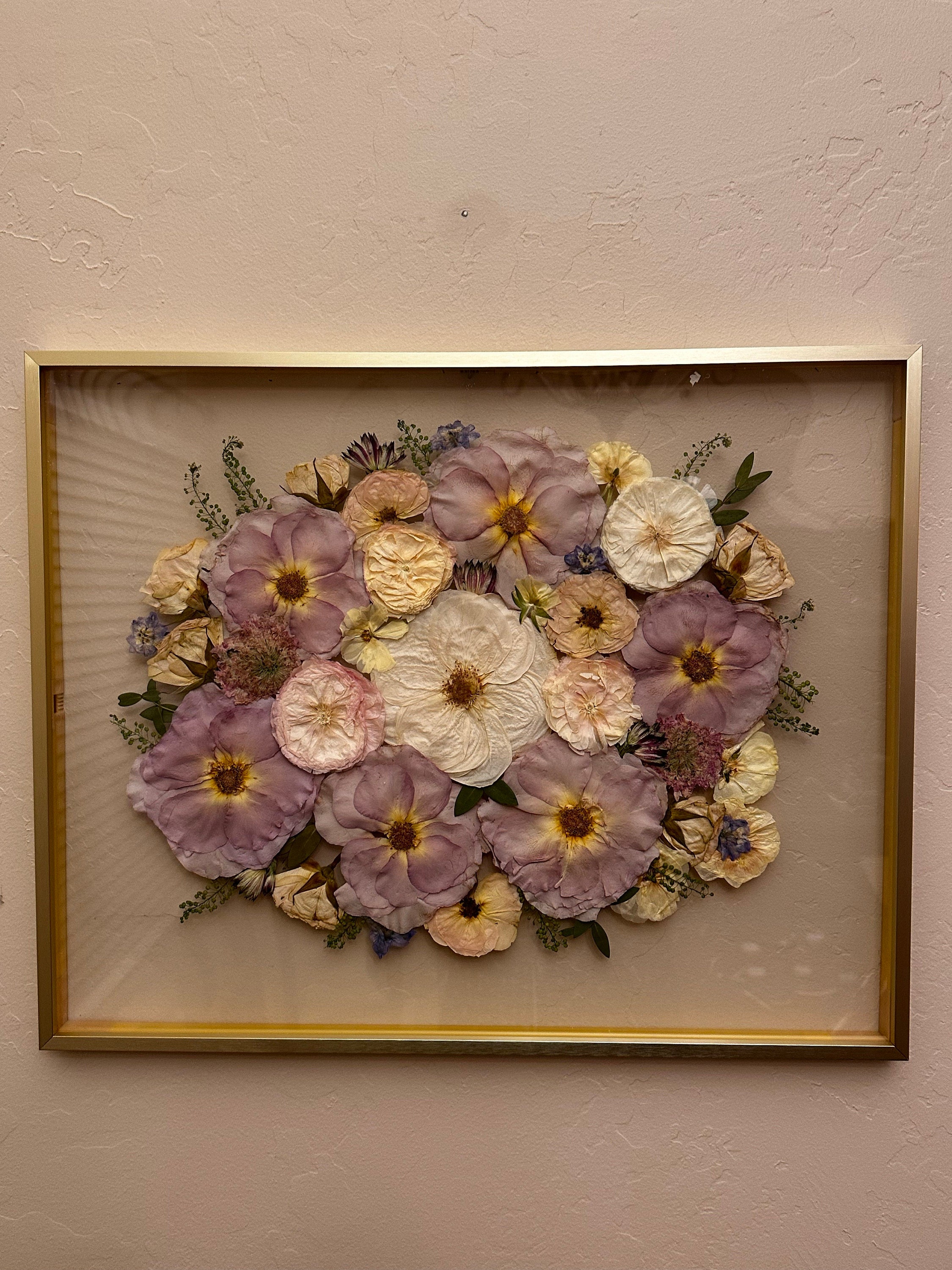 Preserved flowers from Alyssa's etsy review