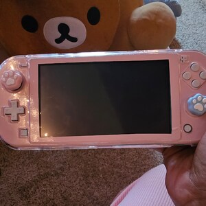 Nintendo Switch Lite 本体スキンシール アクア ソフトピンク