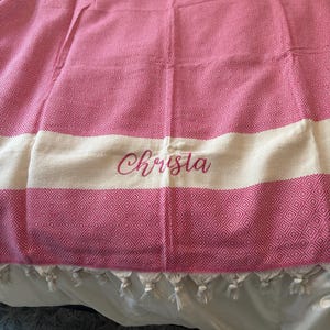 70x40" Personalized Gift Towel, Custom Towels, Bachelorette Party Favor, Bridesmaid Gifts, Girls Trip Gifts, Bridal Party Gift, Wedding Gift