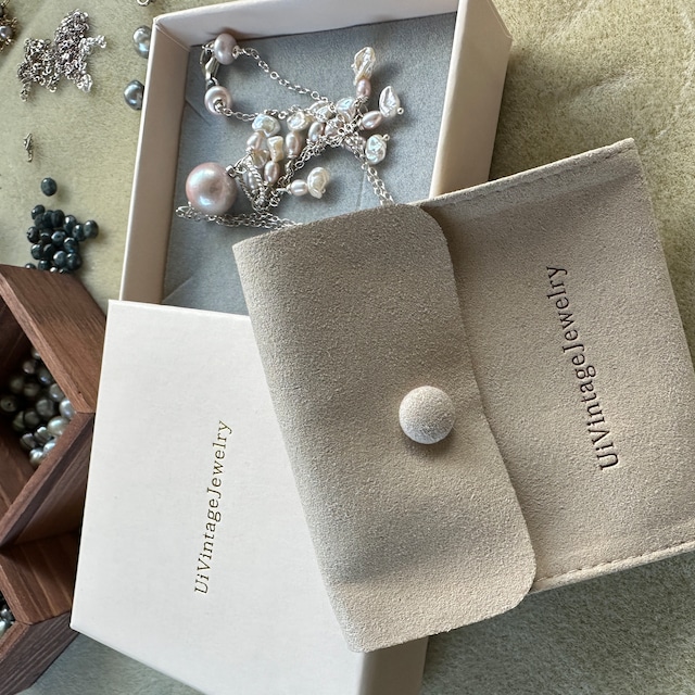 50pcs Paper Box Custom Jewelry Box With Bag Pouch