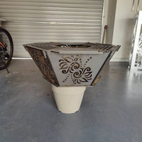 Fireball With Lid. Digital Product, Files DXF, SVG for CNC, Plasma ...