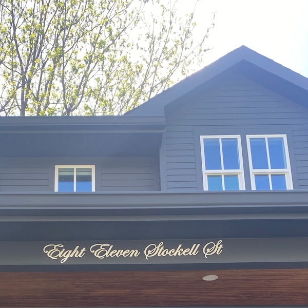 Script Address Sign ,script House Numbers, Custom House Numbers Sign ...