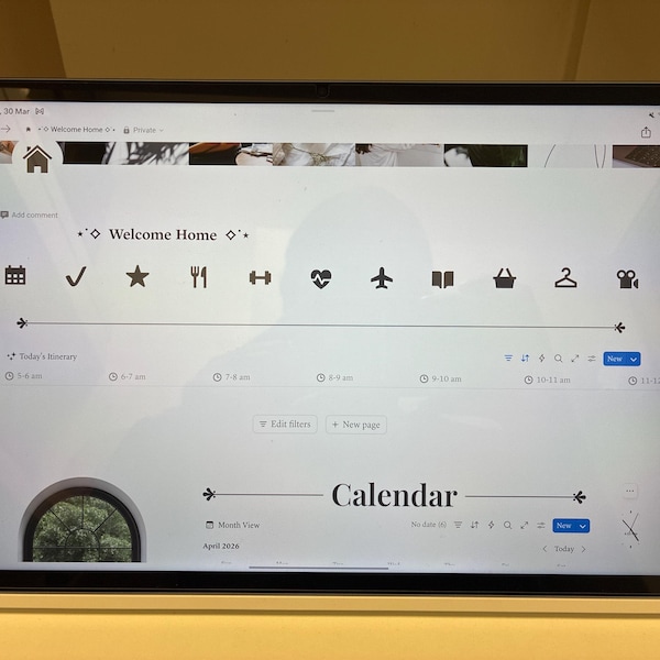 Second Brain Notion Template | Notion Life Planner | Aesthetic ADHD ...