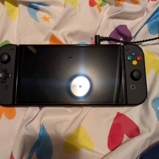 Soft Touch Midnight Black - DPAD Colored ABXY - Custom Joycons for