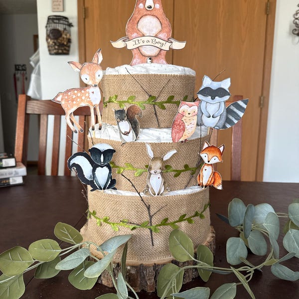 Woodland Diaper Cake Kit Woodland Baby Shower Diaper Cake Decoration Iap 600x600.6755705793 Pgj5l0jx
