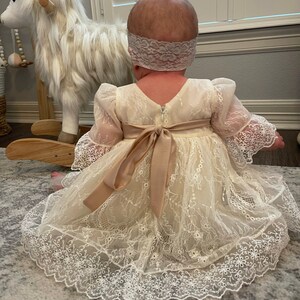 thumbnail image 2 of Lilax Baby Girl Tulle Wedding Gown Pageant Party 3 Piece Dress Pink 3-6... 2 of 12