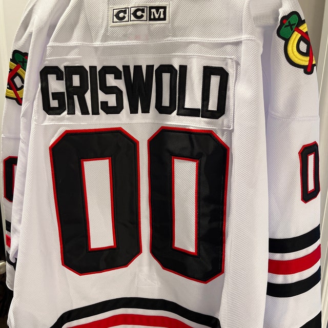 90s Clark Griswold 00 Movie Hockey Sweater Jersey Hip hop Jersey for X –  Ugly Christmas Sweater Party